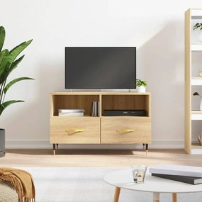 Comoda TV, stejar sonoma, 80x36x50 cm, lemn prelucrat
