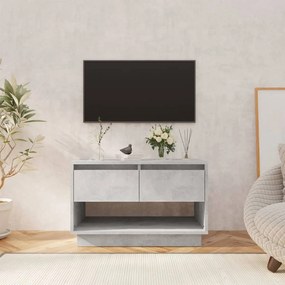 809498 vidaXL Comodă TV, gri beton, 70x41x44 cm, PAL