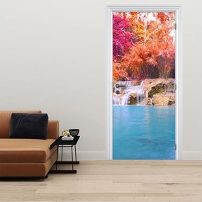 Fototapet pentru ușă - Laguna turcoaz (95x205cm)