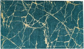 Covor verde-albastrui cu aspect de marmura MARMOR 160x240cm