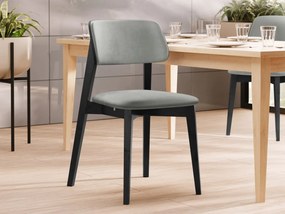 Scaun sufragerie KD 63 C (Negru + Gri închis) . 1103439