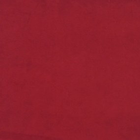Taburet, rosu vin, 45x29,5x39 cm, catifea Vinsko rde  a in rjava
