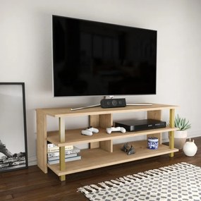 Comoda TV Pueblo - Gold, Oak