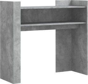 vidaXL Masă consolă, gri beton, 100x35x90 cm, lemn prelucrat