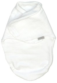 Sistem de infasare Bumbac Muslin, Inchidere Velcro, Baby swaddle, Puzzle Alb, Amy