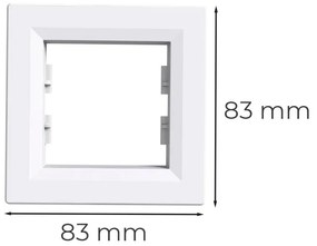Nova cadru simplu alb