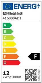 Plafoniera LED aluminiu argintiu, MDF gri DORO 30x30cm