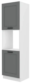 Dulap de bucătărie pentru alimente Lucid 60 DP 210 2F (dustgrey + alb). 1045562