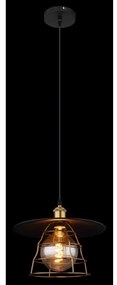 Lustră pe cablu VIEJO 1xE27/60W/230V Globo 15086BH1