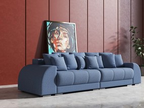 Canapea extensibilă dumonde cu 2 lăzi de depozitare si sezut confortabil din spuma high-density, Verona Enjoy Blue 310x100 cm