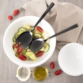 Tacâm pentru salată din oțel inoxidabil Black – Orion