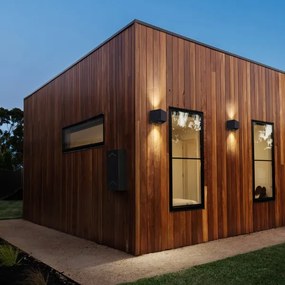 LED lampă solară de perete WINGS LED/2W/1200 mAh 3,7V 3000K IP54 negru