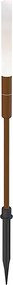Corp de iluminat LED pentru exterior STICK LED/1,5W/24V IP65 maro