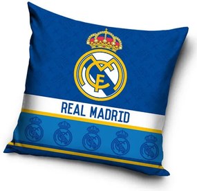Față de pernă Real Madrid Blue Shields, 40 x 40 cm
