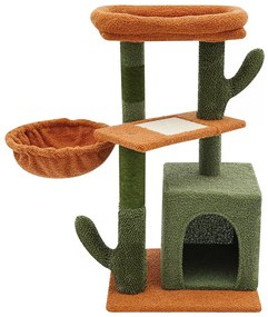 Ansamblu de cățărat pentru pisici în formă de cactus