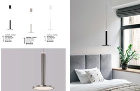 Lustra / Pendul LED modern design minimalist PALENCIA negru