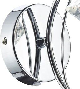 Där Lighting LUT0750 - Lampă de perete LUTHER 1xG9/40W/230V crom lucios