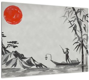 Tablou - Munții Fuji (70x50 cm)