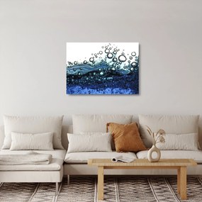 Tablou pe sticlă cu bule (70x50 cm)