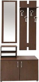 CUIER CU OGLINDA,90X35X200 CM,CULOARE MARO WENGE,PAL