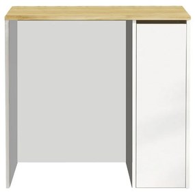 Dulap pentru mașină de spălat Saly White andWalnut