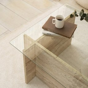 Măsuță de conferință New Escape Travertine