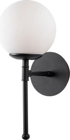 Aplica MUDONI MR-953-1, negru, metal, 15x20x35 cm