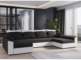 Colțar în formă de U Paragon U (Negru + Alb). 1057393