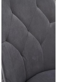 Scaun de bucaterie Marien, gri/negru