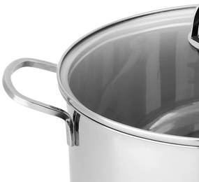 Oală inox 10.5L, 24x24 cm – Carl Schmidt Sohn Trier 075163, pentru gătit în cantitate mare, design profesional