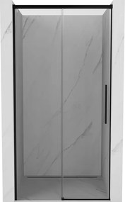 Mexen Rox uși de duș glisante 105 cm, transparent, negre - 8C2-105-000-70-00