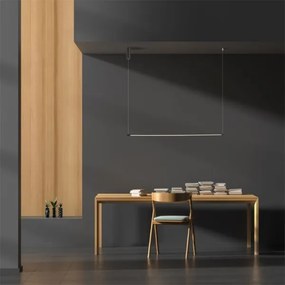 Lustră LED pe cablu LED/20W/230V negru Zambelis 20119