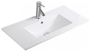 Mobilier complet de baie Porto Prime 80 în culoarea stejarului rustic antracit