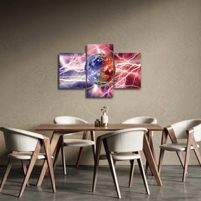 Tablou - Globul pământen în curenți (90x60 cm)
