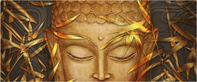 Tablou - Buddha de aur (120x50 cm)