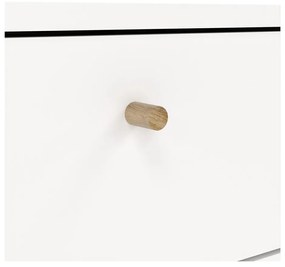 Noptieră albă Bodo – Tvilum