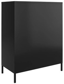 Dulap negru din metal 40x102x80 cm Mission District – Støraa