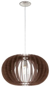 Lustră pe cablu Eglo 95025 STELLATO 1xE27/60W/230V maro