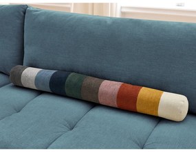 Colțar albastru extensibil/cu spațiu de depozitare (cu colț pe partea stângă/în formă de ”L”) Fuji – Bobochic Paris