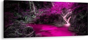 Tablou - Pădure roz (120x50 cm)