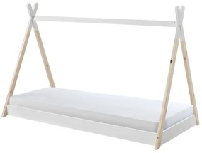 Set TIPI format dintr-un Pat copii (90 x 200 cm) și o SALTEA PAT COPII Basic Cool (90 x 200 x 10 cm).