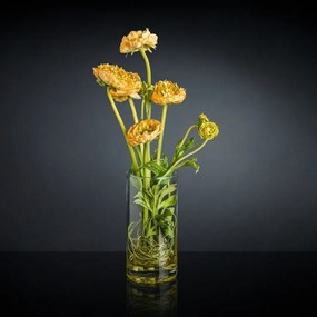 Aranjament floral elegant, design LUX RANUNCOLO portocaliu