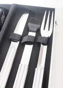 Set 5 unelte pentru grătar G21, carcasă de aluminiu