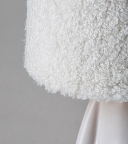 Veioza/Lampa de masa decorativa Smurfy alb/crem