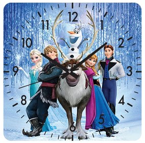 Ceas de perete Frozen - Regatul Inghetat