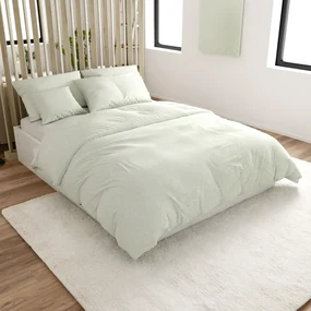Lenjerie de pat din bumbac Renforcé GREEN FLOWERS verde Dimensiunile lenjeriei: 70 x 90 cm | 140 x 200 cm