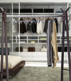 Umerase pantaloni/rochii 10 bucati Metal Argintiu/Negru
