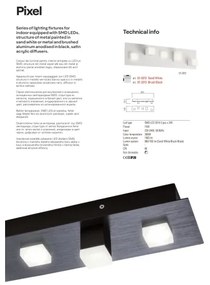 Plafonieră LED PIXEL LED/48W/230V 3000K Redo 01-2016 45x45 cm alb