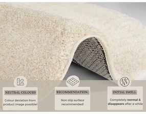 Covor Mint Rugs Norwalk Fergus, ø 160 cm, alb-crem