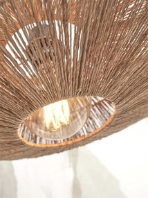 Lustra suspendata eco din iuta Iguazu disc 55cm